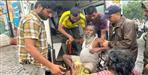 Wall collapses near Riza Laxman Jhulaja